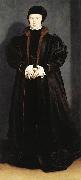 Hans holbein the younger Christina of Denmark France oil painting artist